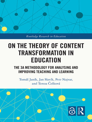 cover image of On the Theory of Content Transformation in Education